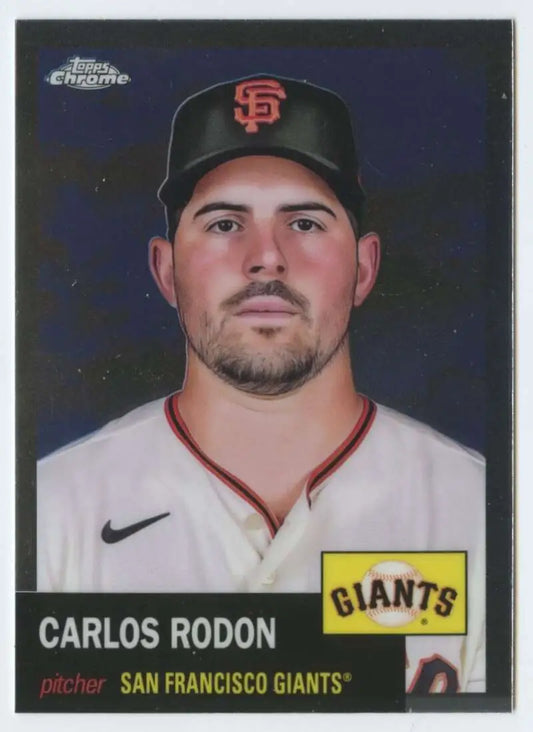 2022 Topps Chrome Platinum Anniversary #154 Carlos Rodon EX Excellent San Francisco Giants Baseball Card - Baseball