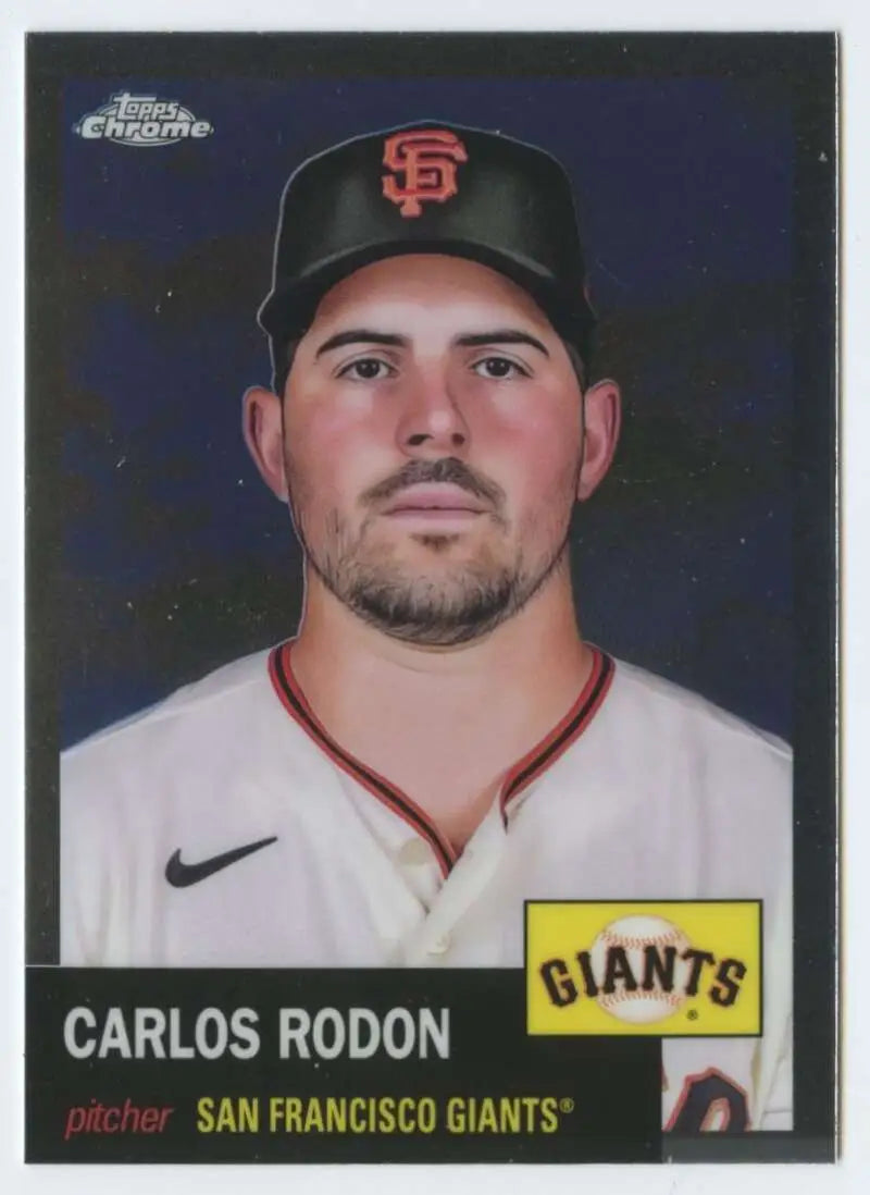 2022 Topps Chrome Platinum Anniversary #154 Carlos Rodon EX Excellent San Francisco Giants Baseball Card - Baseball