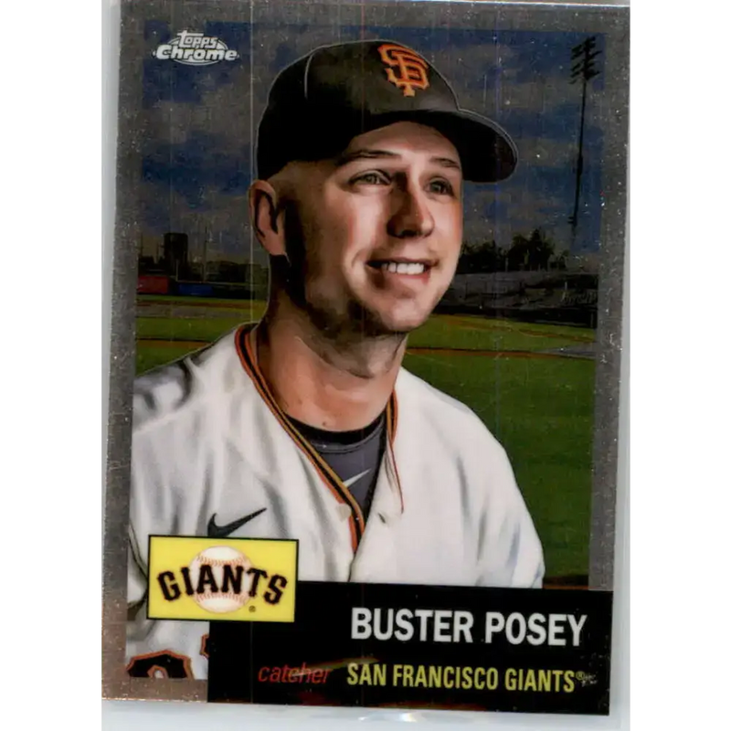 2022 Topps Chrome Platinum Anniversary #155 Buster Posey NM-MT San Francisco Giants Baseball Card - Baseball Card Single