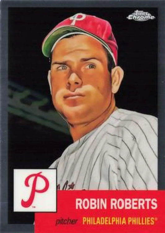 2022 Topps Chrome Platinum Anniversary #156 Robin Roberts EX Excellent Philadelphia Phillies Baseball Card - Baseball