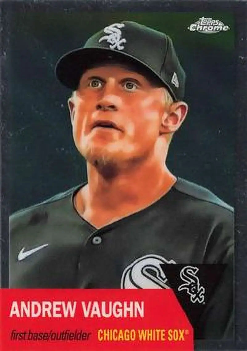2022 Topps Chrome Platinum Anniversary #16 Andrew Vaughn EX Excellent Chicago White Sox Baseball Card - Baseball Card
