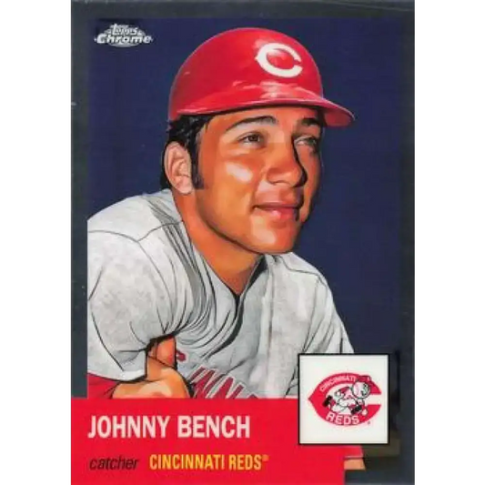 2022 Topps Chrome Platinum Anniversary #161 Johnny Bench NM-MT Cincinnati Reds Baseball Card - Baseball Card Single