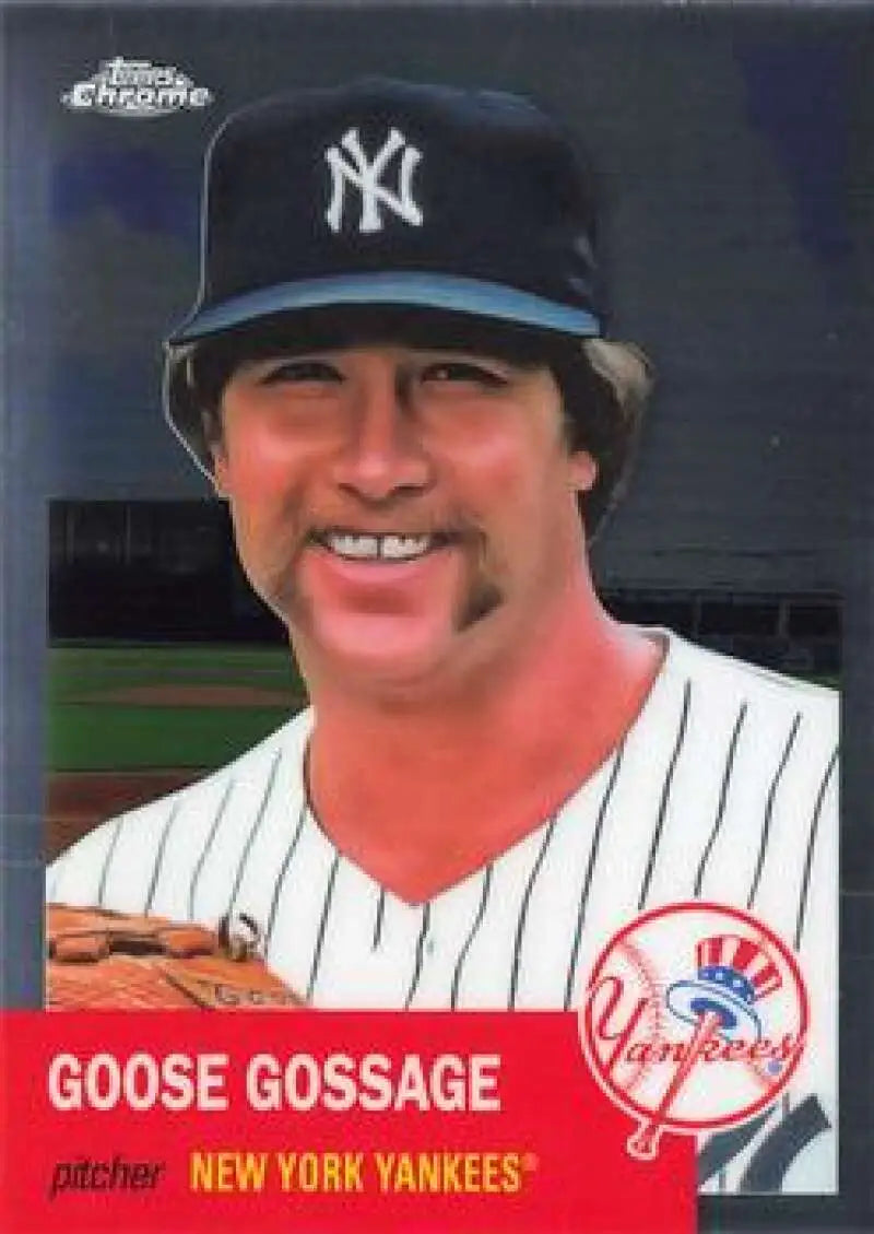 2022 Topps Chrome Platinum Anniversary #163 Goose Gossage EX Excellent New York Yankees Baseball Card - Baseball Card