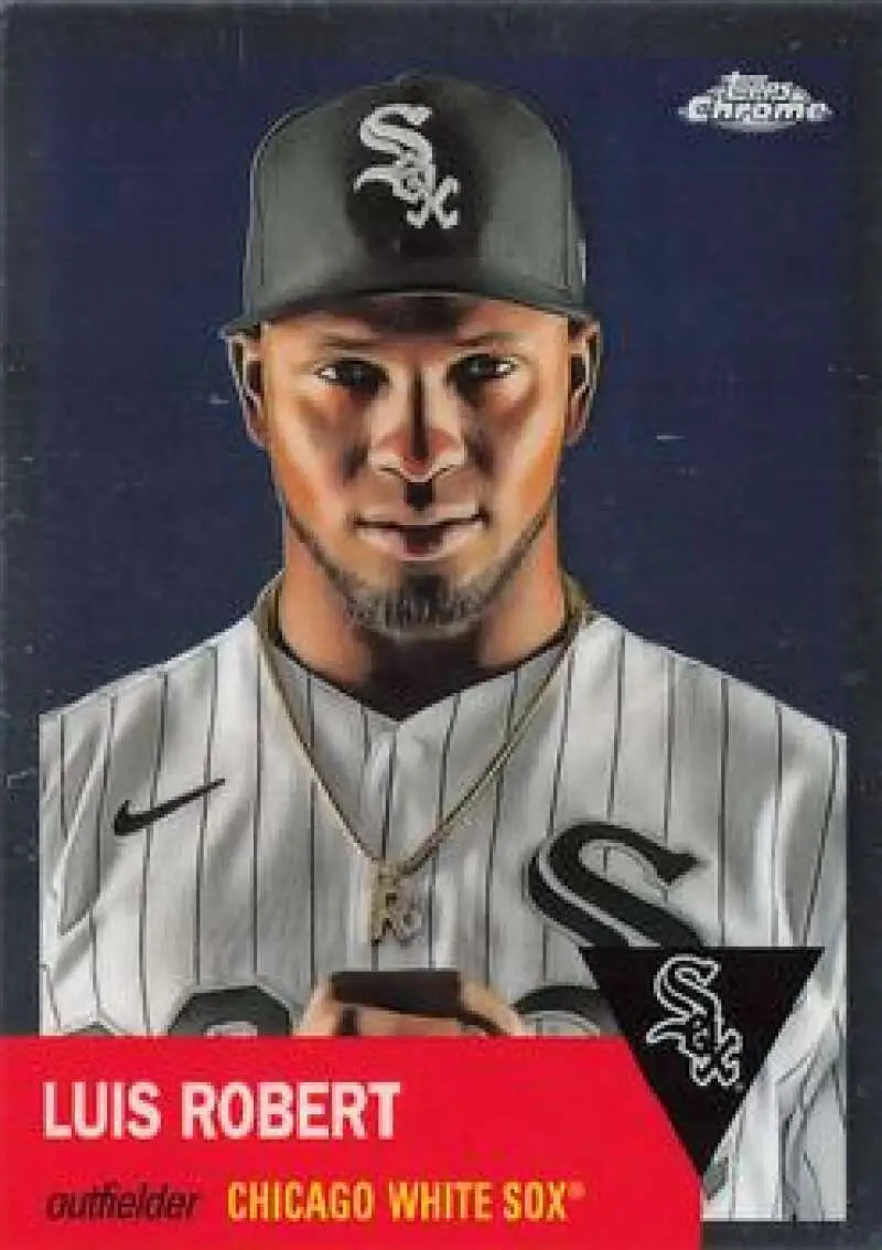2022 Topps Chrome Platinum Anniversary #166 Luis Robert EX Excellent Chicago White Sox Baseball Card - Baseball Card