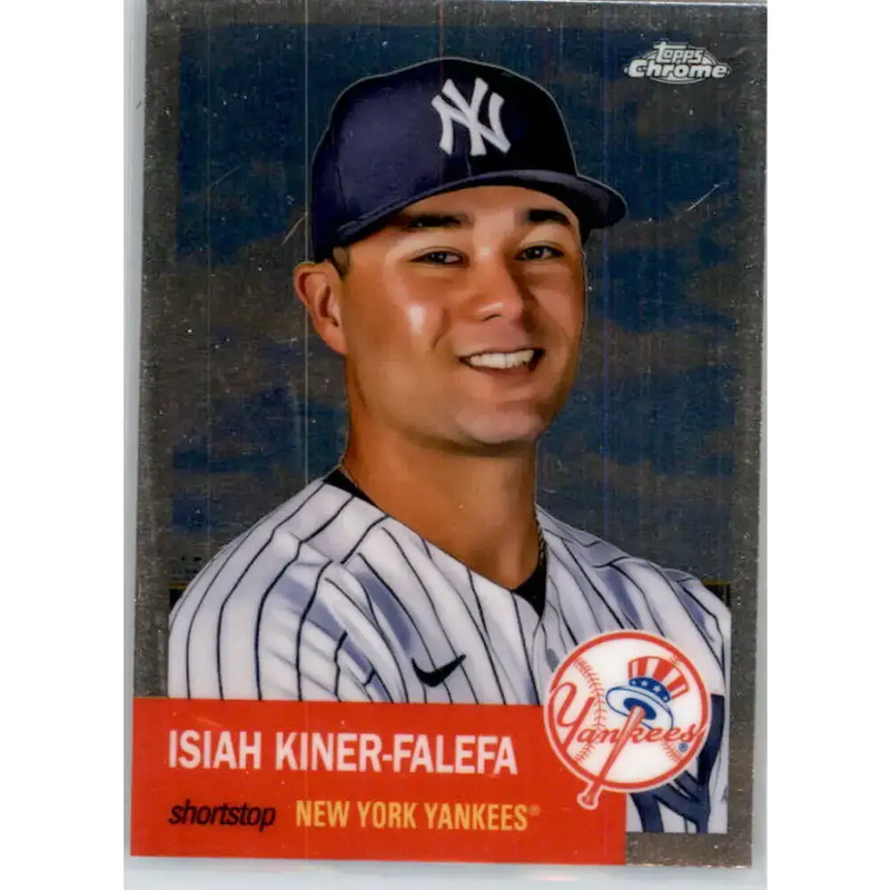 2022 Topps Chrome Platinum Anniversary #182 Isiah Kiner-Falefa NM-MT New York Yankees Baseball Card - Baseball Card
