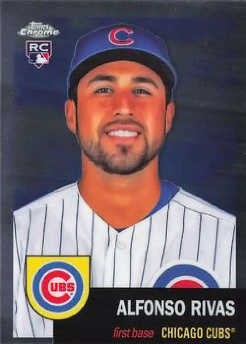2022 Topps Chrome Platinum Anniversary #185 Alfonso Rivas EX Excellent RC Rookie Chicago Cubs Baseball Card - Baseball