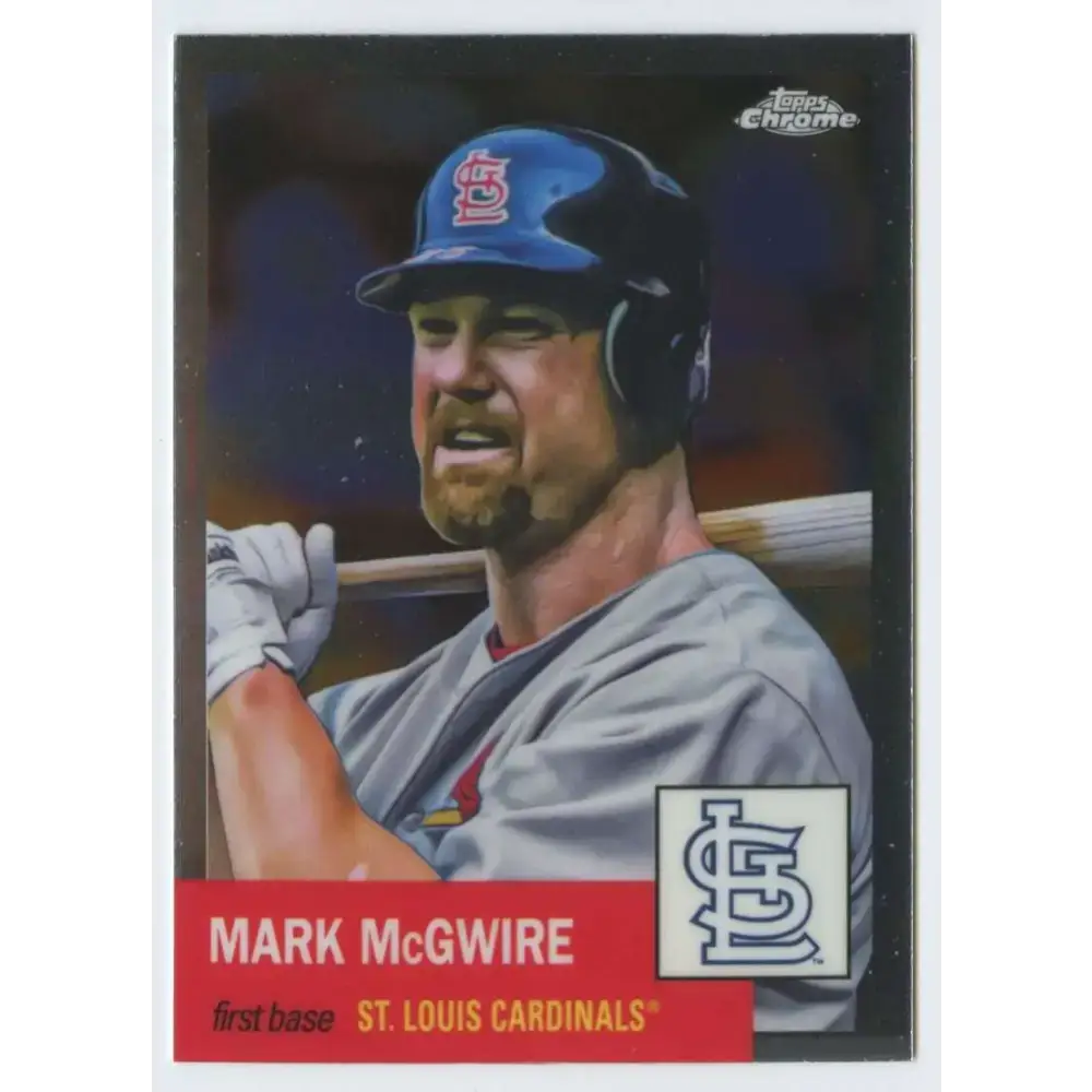 2022 Topps Chrome Platinum Anniversary #187 Mark McGwire NM-MT St. Louis Cardinals Baseball Card - Baseball Card Single