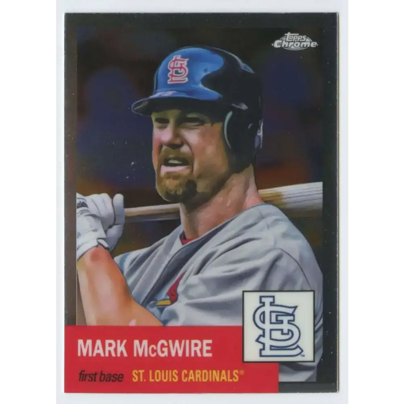 2022 Topps Chrome Platinum Anniversary #187 Mark McGwire NM-MT St. Louis Cardinals Baseball Card - Baseball Card Single