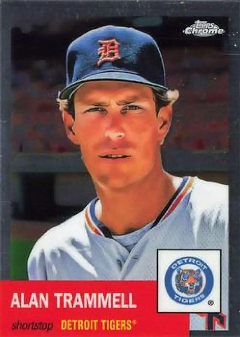 2022 Topps Chrome Platinum Anniversary #188 Alan Trammell EX Excellent Detroit Tigers Baseball Card - Baseball Card