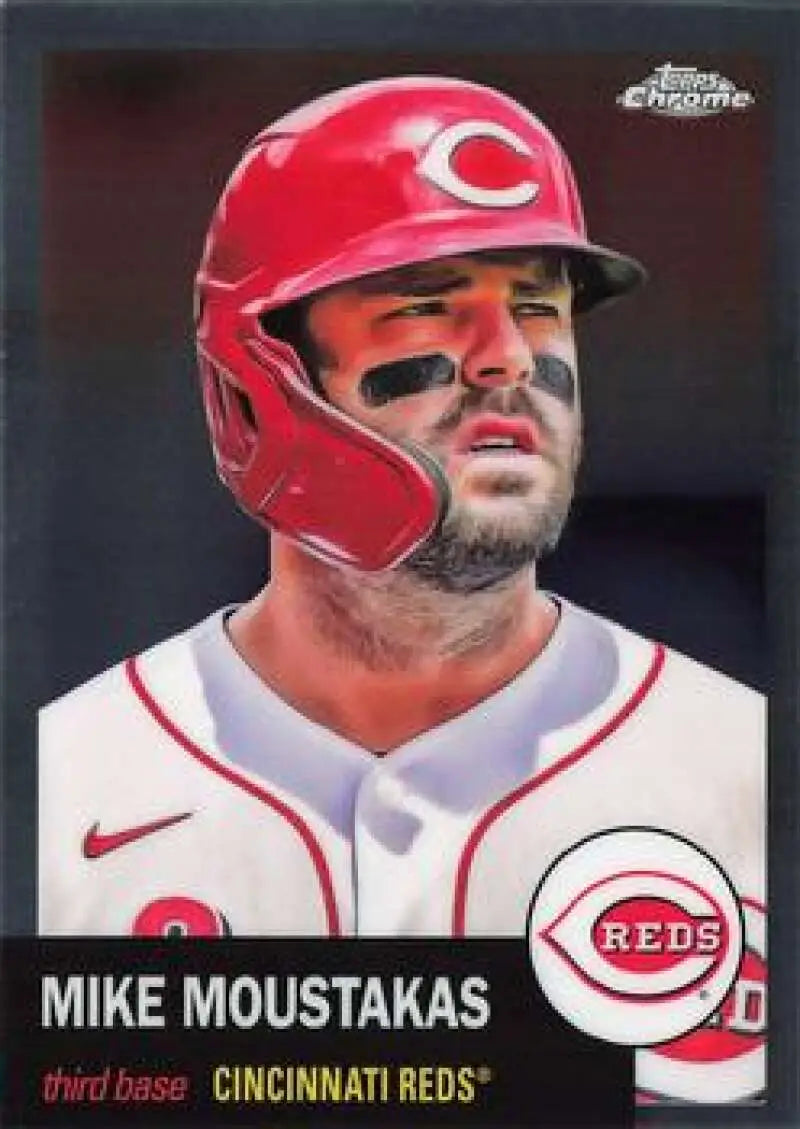 2022 Topps Chrome Platinum Anniversary #198 Mike Moustakas EX Excellent Cincinnati Reds Baseball Card - Baseball Card
