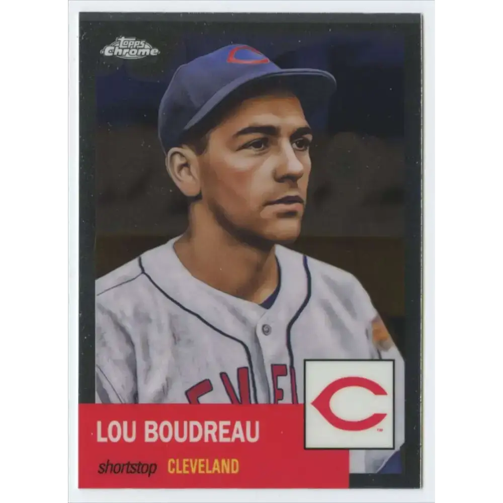 2022 Topps Chrome Platinum Anniversary #199 Lou Boudreau NM-MT Cleveland Baseball Card - Baseball Card Single