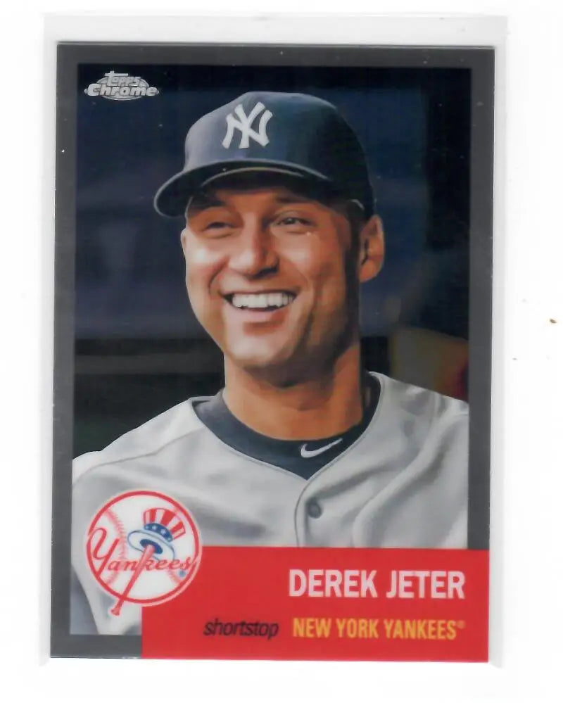 2022 Topps Chrome Platinum Anniversary #2 Derek Jeter EX Excellent New York Yankees Baseball Card - Baseball Card Single