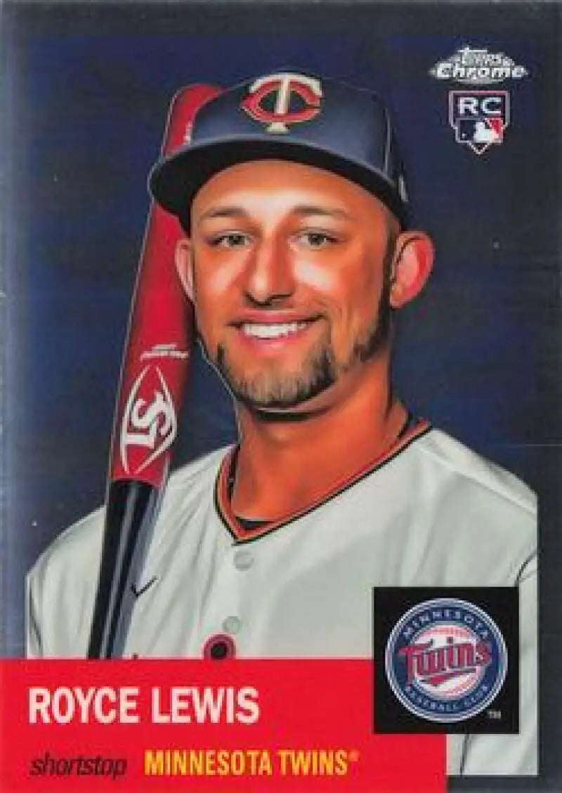 2022 Topps Chrome Platinum Anniversary #20 Royce Lewis EX Excellent RC Rookie Minnesota Twins Baseball Card - Baseball