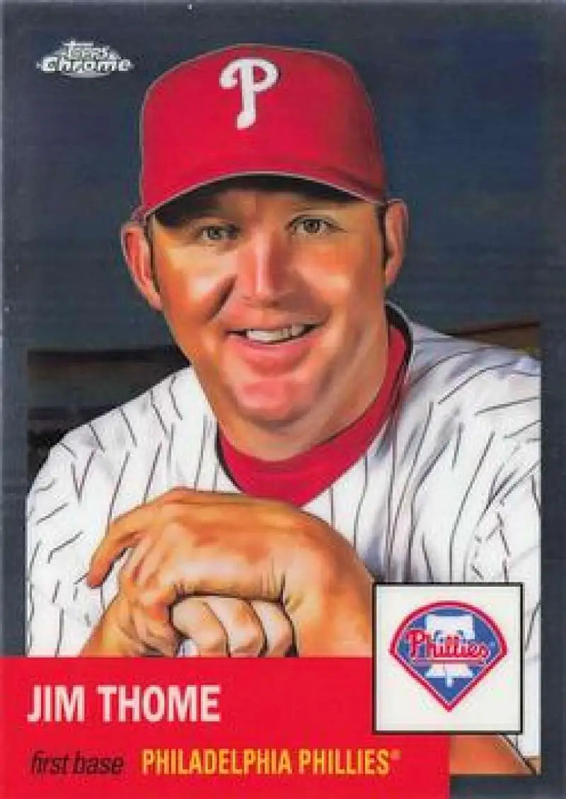2022 Topps Chrome Platinum Anniversary #201 Jim Thome EX Excellent Philadelphia Phillies Baseball Card - Baseball Card