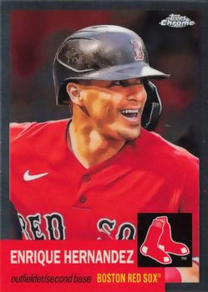 2022 Topps Chrome Platinum Anniversary #205 Enrique Hernandez EX Excellent Boston Red Sox Baseball Card - Baseball Card
