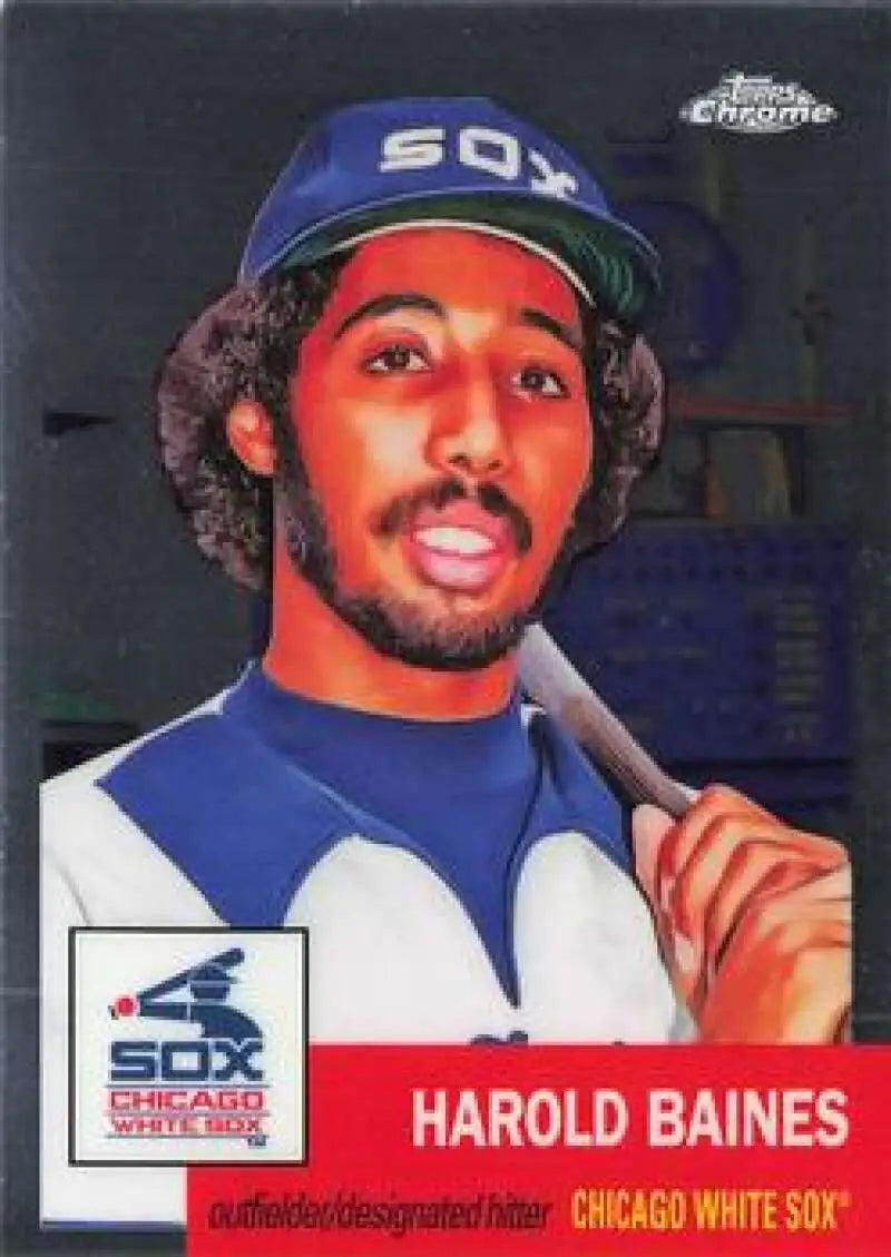 2022 Topps Chrome Platinum Anniversary #208 Harold Baines EX Excellent Chicago White Sox Baseball Card - Baseball Card