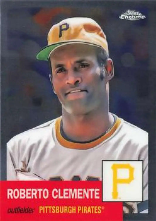 2022 Topps Chrome Platinum Anniversary #21 Roberto Clemente EX Excellent Pittsburgh Pirates Baseball Card - Baseball