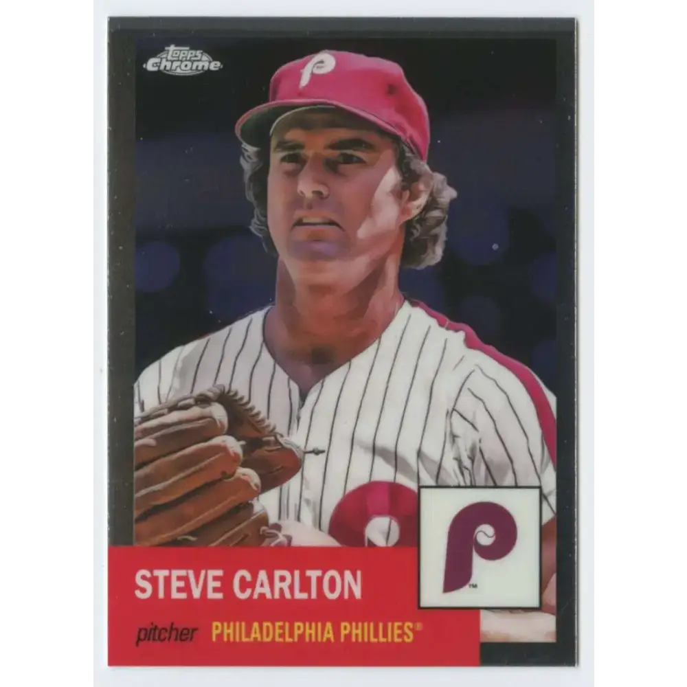 2022 Topps Chrome Platinum Anniversary #211 Steve Carlton NM-MT Philadelphia Phillies Baseball Card - Baseball Card