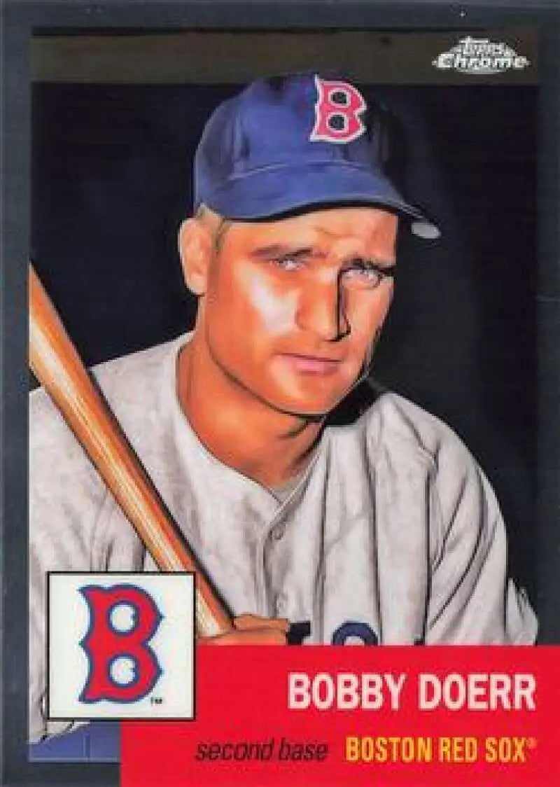2022 Topps Chrome Platinum Anniversary #212 Bobby Doerr EX Excellent Boston Red Sox Baseball Card - Baseball Card Single