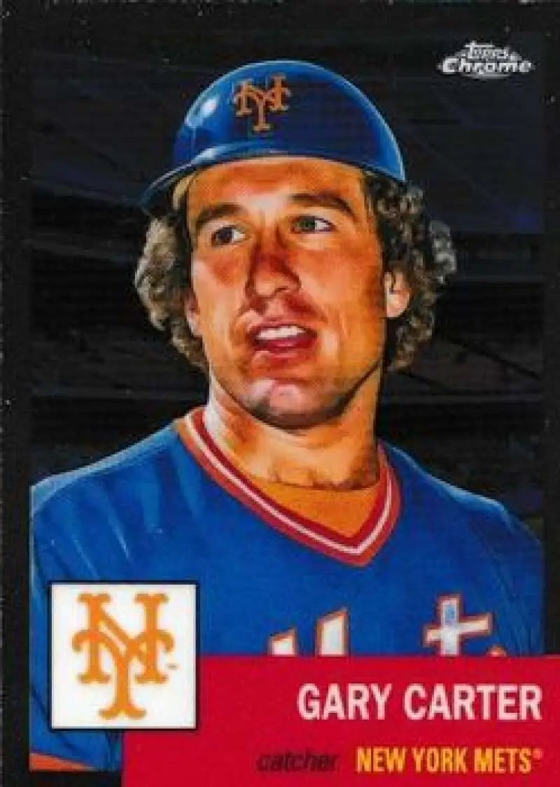 2022 Topps Chrome Platinum Anniversary #213 Gary Carter EX Excellent New York Mets Baseball Card - Baseball Card Single