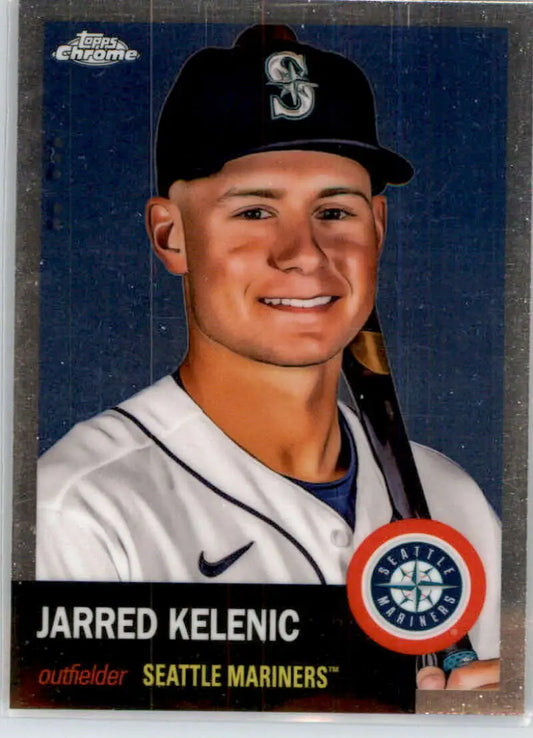 2022 Topps Chrome Platinum Anniversary #215 Jarred Kelenic EX Excellent Seattle Mariners Baseball Card - Baseball Card