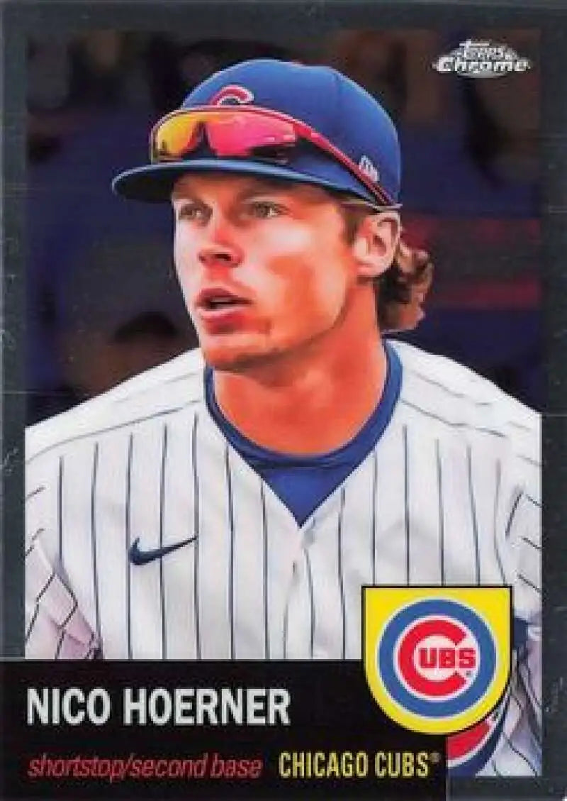 2022 Topps Chrome Platinum Anniversary #216 Nico Hoerner EX Excellent Chicago Cubs Baseball Card - Baseball Card Single