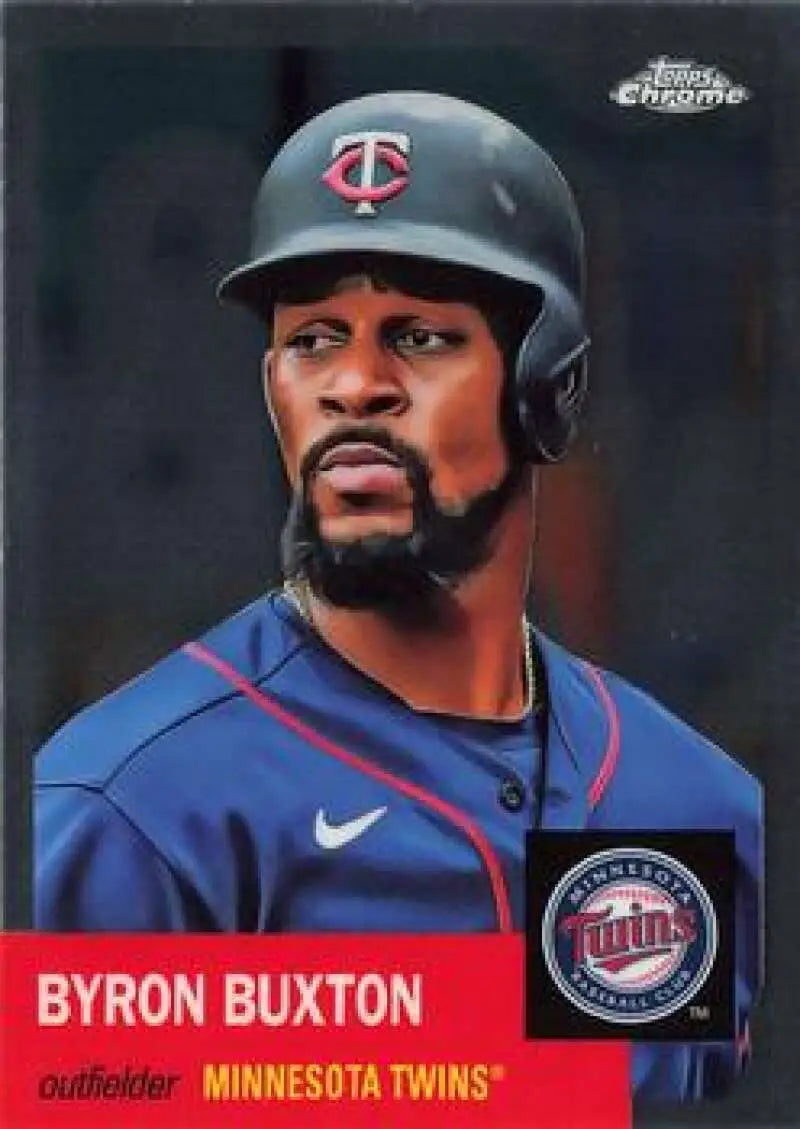2022 Topps Chrome Platinum Anniversary #22 Byron Buxton EX Excellent Minnesota Twins Baseball Card - Baseball Card