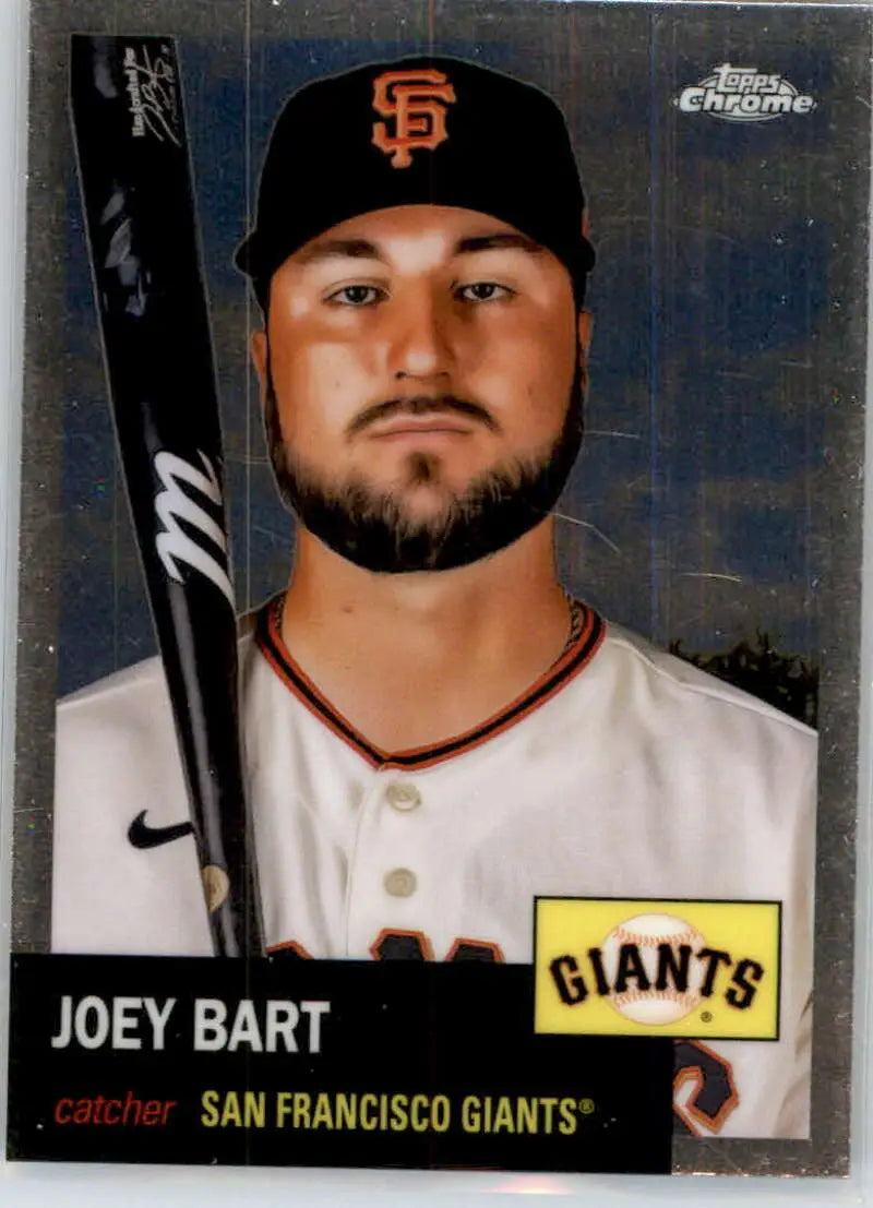 2022 Topps Chrome Platinum Anniversary #222 Joey Bart EX Excellent San Francisco Giants Baseball Card - Baseball Card