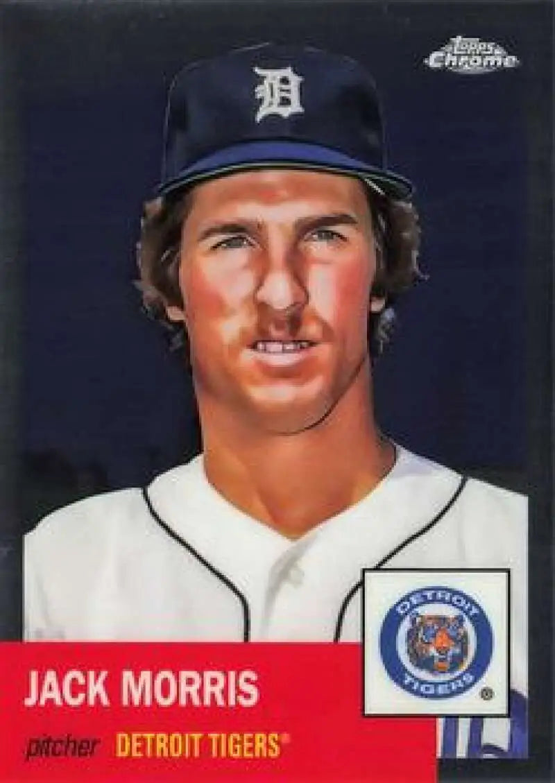 2022 Topps Chrome Platinum Anniversary #225 Jack Morris EX Excellent Detroit Tigers Baseball Card - Baseball Card Single