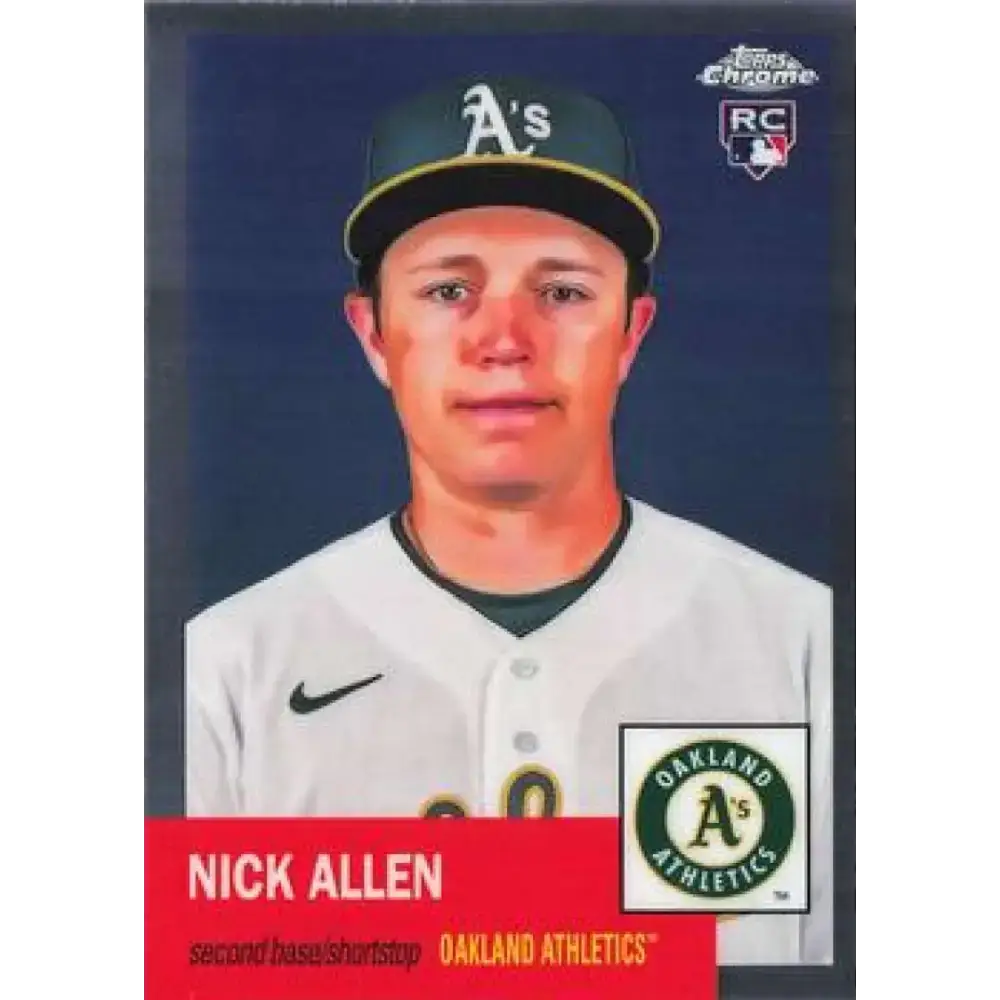 2022 Topps Chrome Platinum Anniversary #235 Nick Allen NM-MT RC Rookie Oakland Athletics Baseball Card - Baseball Card