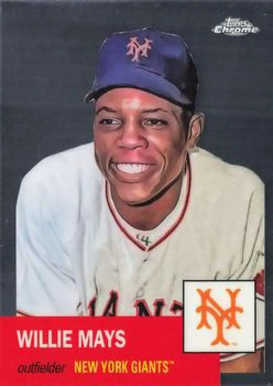 2022 Topps Chrome Platinum Anniversary #24 Willie Mays EX Excellent New York Giants Baseball Card - Baseball Card Single