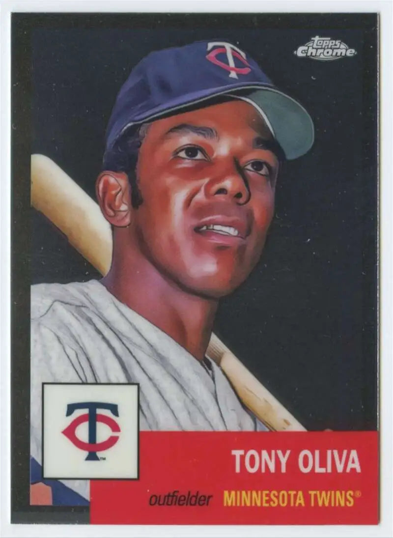 2022 Topps Chrome Platinum Anniversary #241 Tony Oliva EX Excellent Minnesota Twins Baseball Card - Baseball Card Single