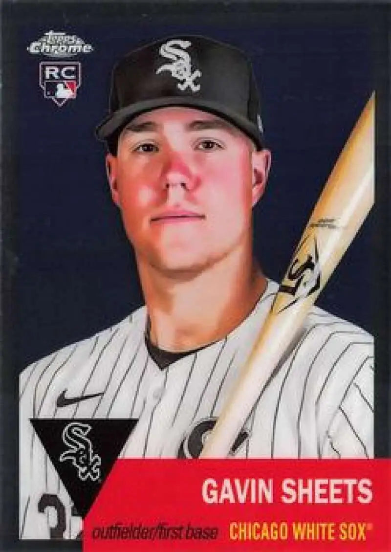 2022 Topps Chrome Platinum Anniversary #246 Gavin Sheets EX Excellent RC Rookie Chicago White Sox Baseball Card