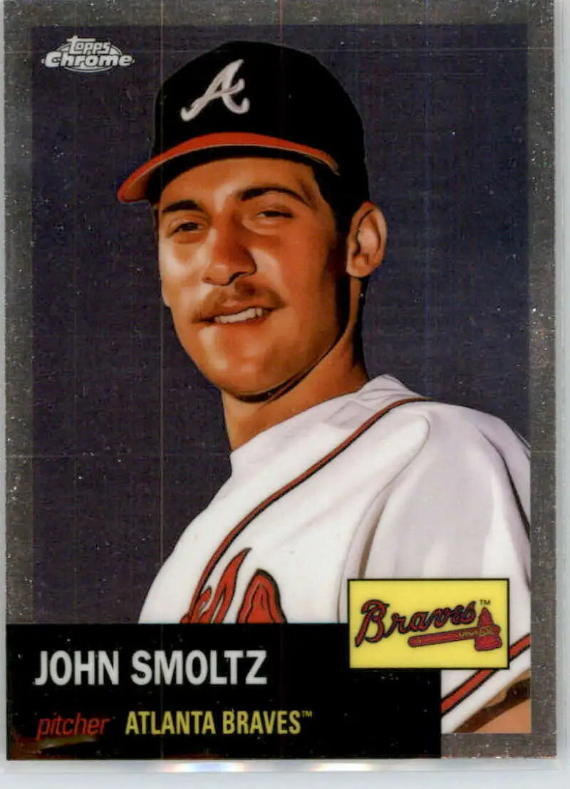 2022 Topps Chrome Platinum Anniversary #251 John Smoltz EX Excellent Atlanta Braves Baseball Card - Baseball Card Single