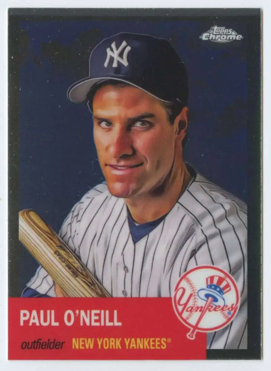 2022 Topps Chrome Platinum Anniversary #252 Paul O’Neill EX Excellent New York Yankees Baseball Card - Baseball Card