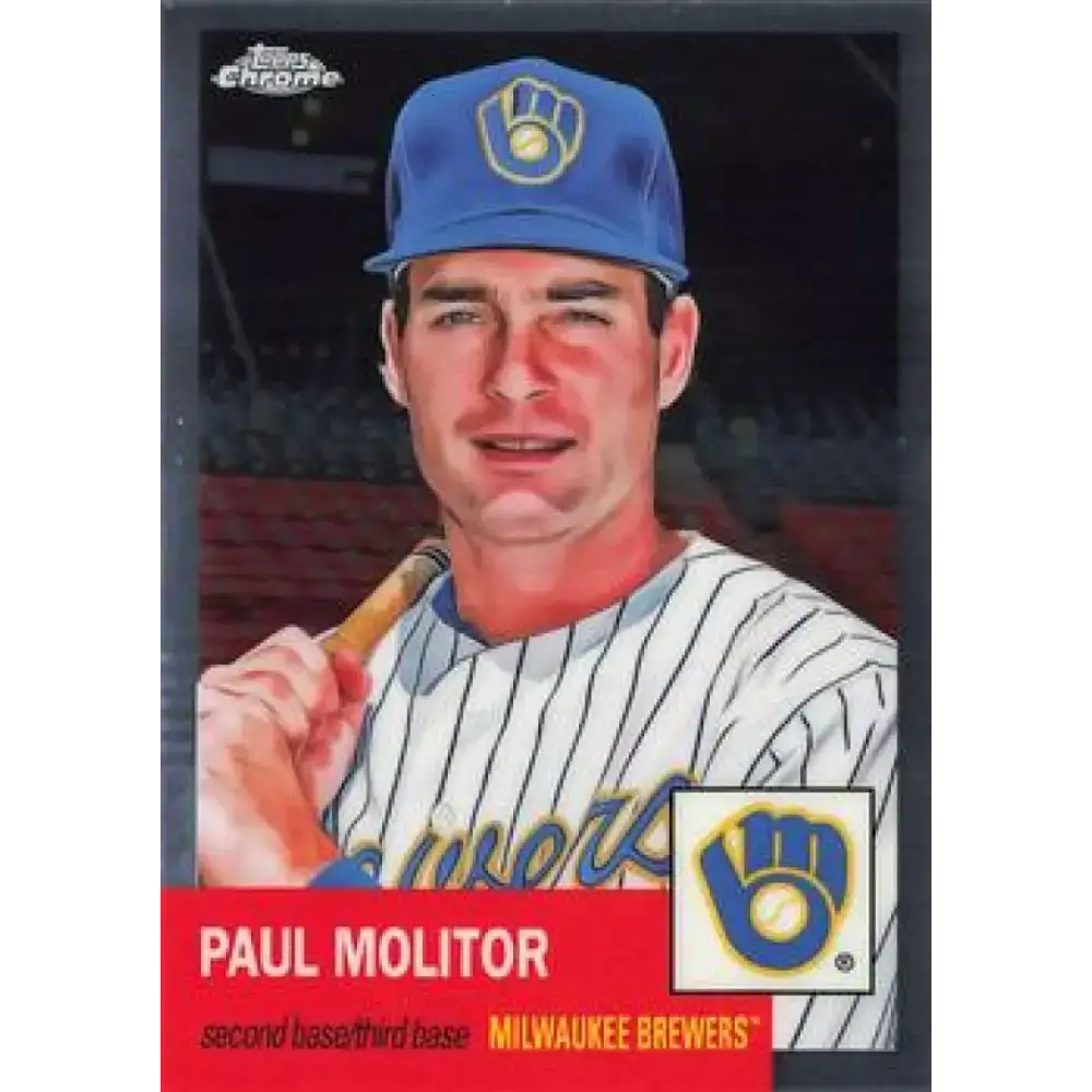 2022 Topps Chrome Platinum Anniversary #255 Paul Molitor NM-MT Milwaukee Brewers Baseball Card - Baseball Card Single