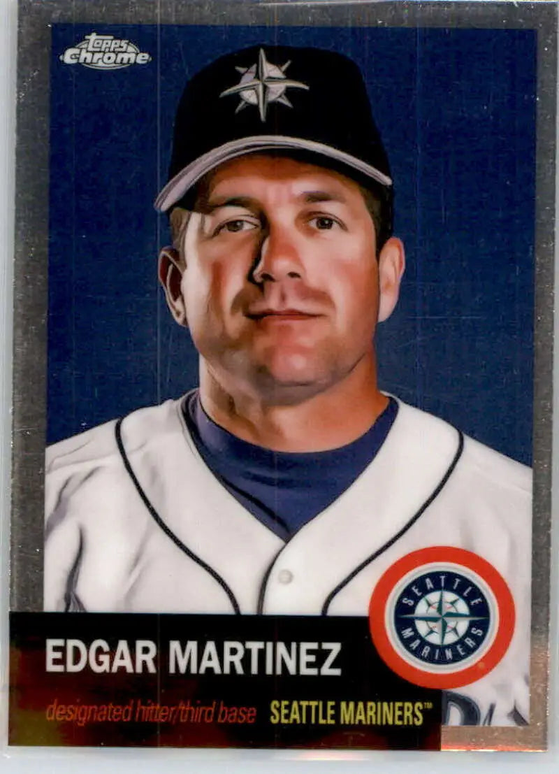 2022 Topps Chrome Platinum Anniversary #259 Edgar Martinez EX Excellent Seattle Mariners Baseball Card - Baseball Card