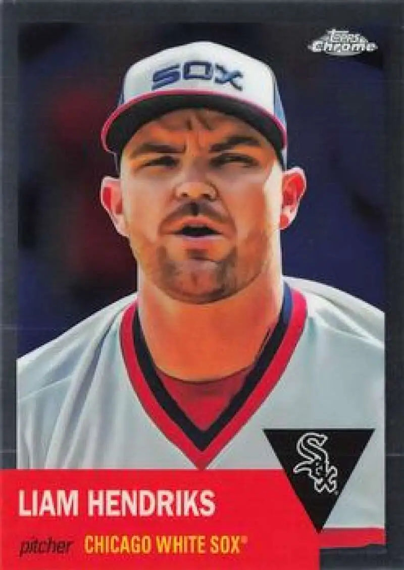 2022 Topps Chrome Platinum Anniversary #261 Liam Hendriks EX Excellent Chicago White Sox Baseball Card - Baseball Card