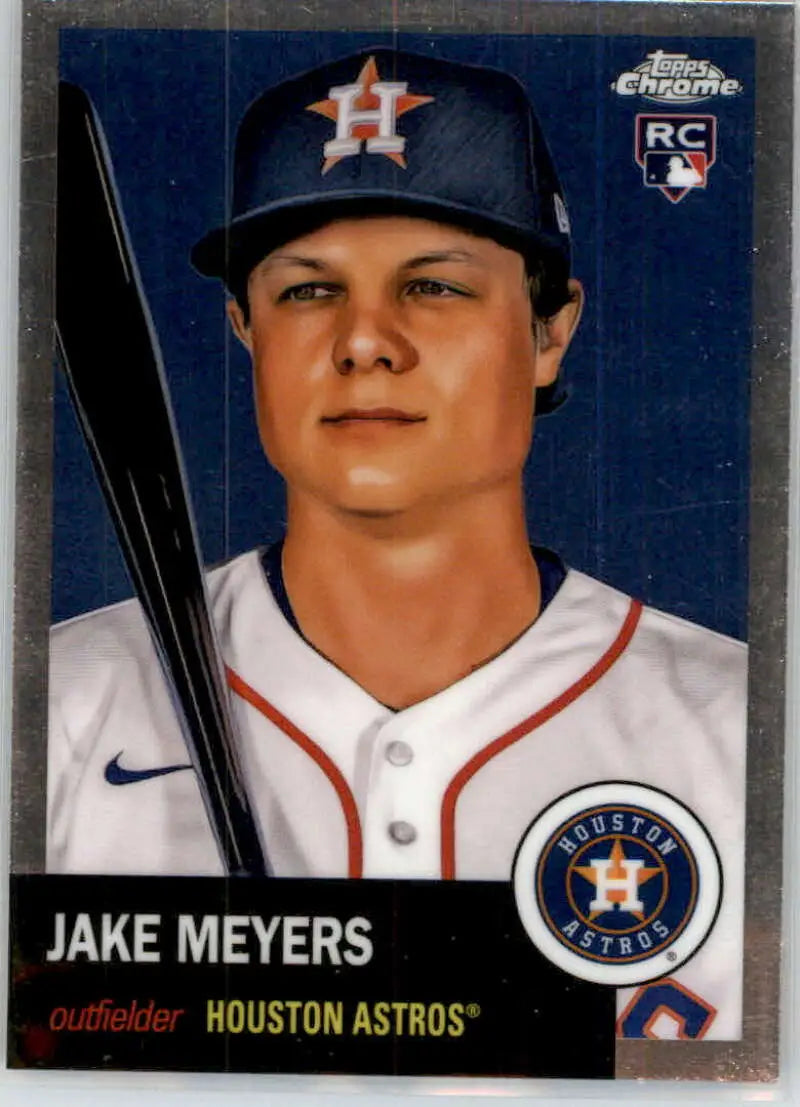 2022 Topps Chrome Platinum Anniversary #263 Jake Meyers EX Excellent RC Rookie Houston Astros Baseball Card - Baseball