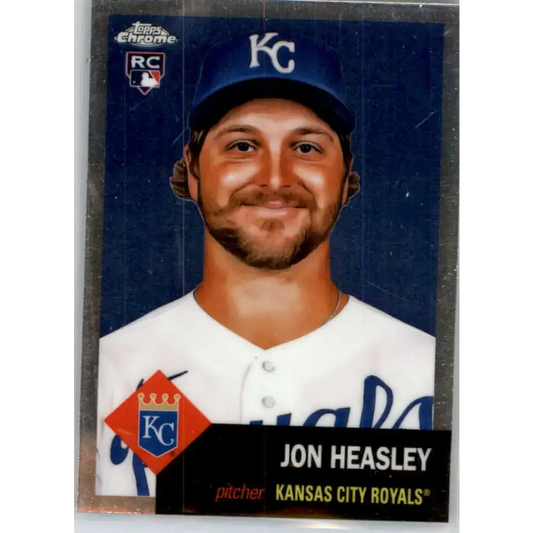 2022 Topps Chrome Platinum Anniversary #266 Jon Heasley NM-MT RC Rookie Kansas City Royals Baseball Card - Baseball