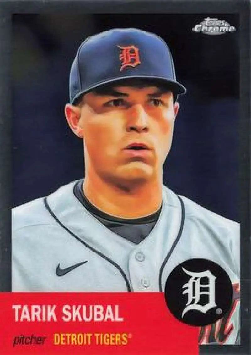 2022 Topps Chrome Platinum Anniversary #267 Tarik Skubal EX Excellent Detroit Tigers Baseball Card - Baseball Card
