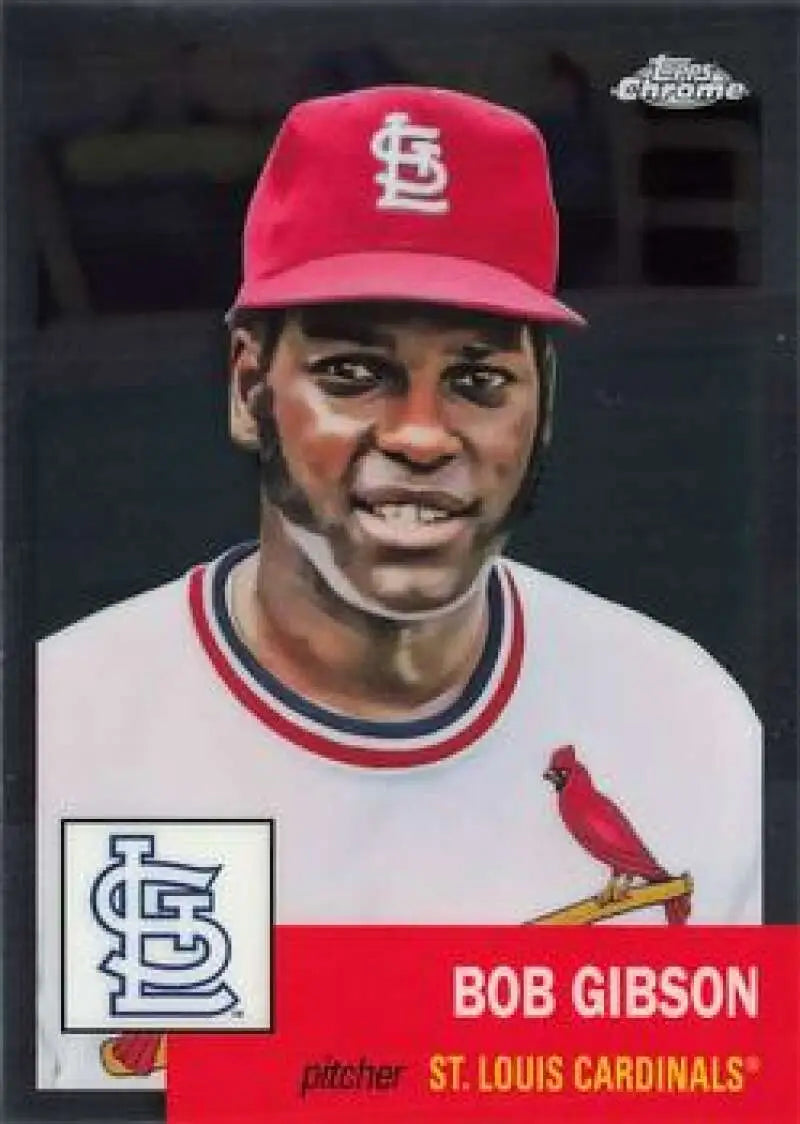2022 Topps Chrome Platinum Anniversary #268 Bob Gibson EX Excellent St. Louis Cardinals Baseball Card - Baseball Card