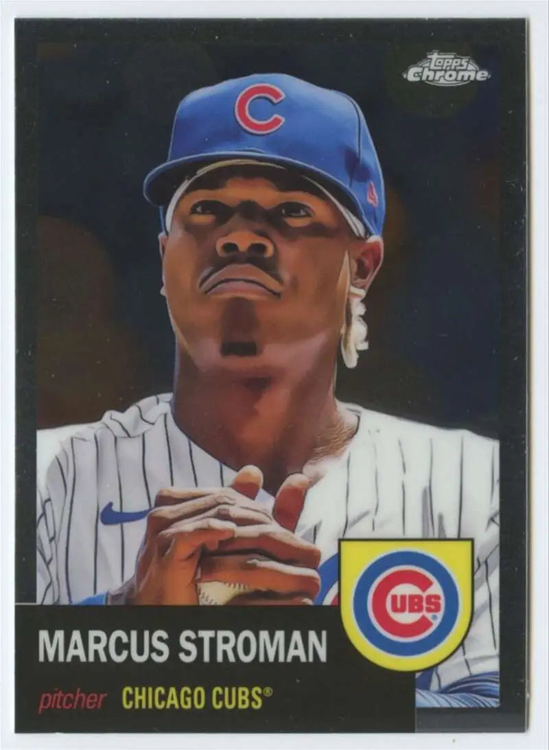2022 Topps Chrome Platinum Anniversary #27 Marcus Stroman EX Excellent Chicago Cubs Baseball Card - Baseball Card Single