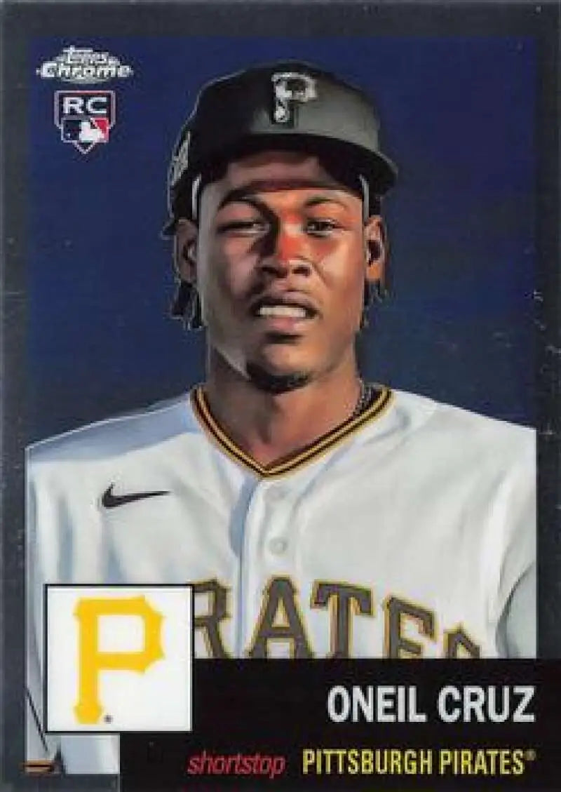 2022 Topps Chrome Platinum Anniversary #273 Oneil Cruz EX Excellent RC Rookie Pittsburgh Pirates Baseball Card