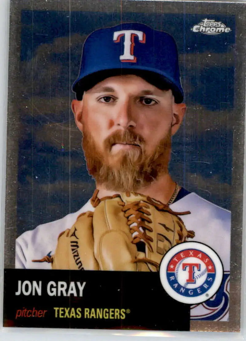 2022 Topps Chrome Platinum Anniversary #274 Jon Gray EX Excellent Texas Rangers Baseball Card - Baseball Card Single