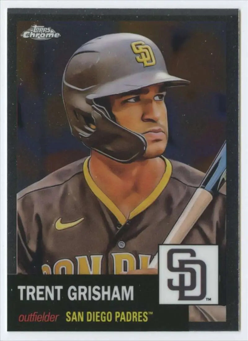 2022 Topps Chrome Platinum Anniversary #278 Trent Grisham EX Excellent San Diego Padres Baseball Card - Baseball Card