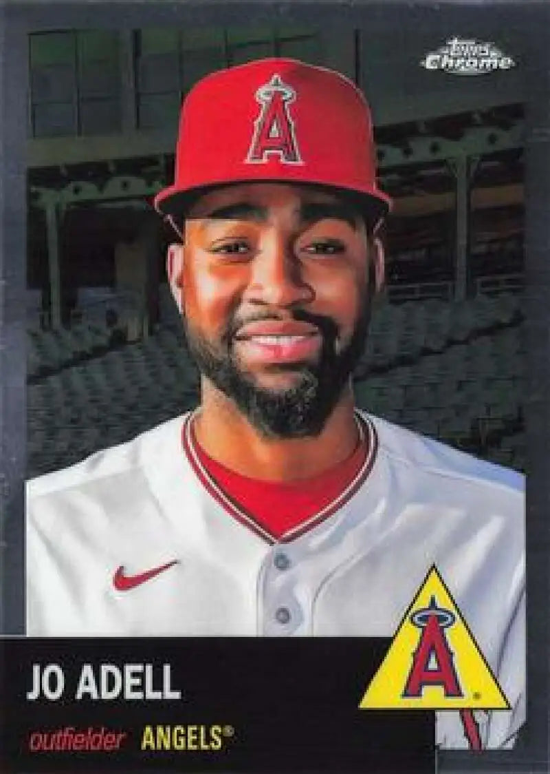 2022 Topps Chrome Platinum Anniversary #293 Jo Adell EX Excellent Los Angeles Angels Baseball Card - Baseball Card