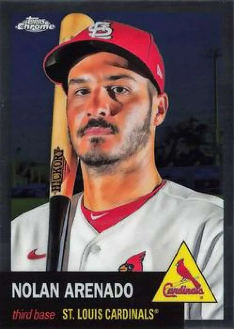 2022 Topps Chrome Platinum Anniversary #296 Nolan Arenado EX Excellent St. Louis Cardinals Baseball Card - Baseball