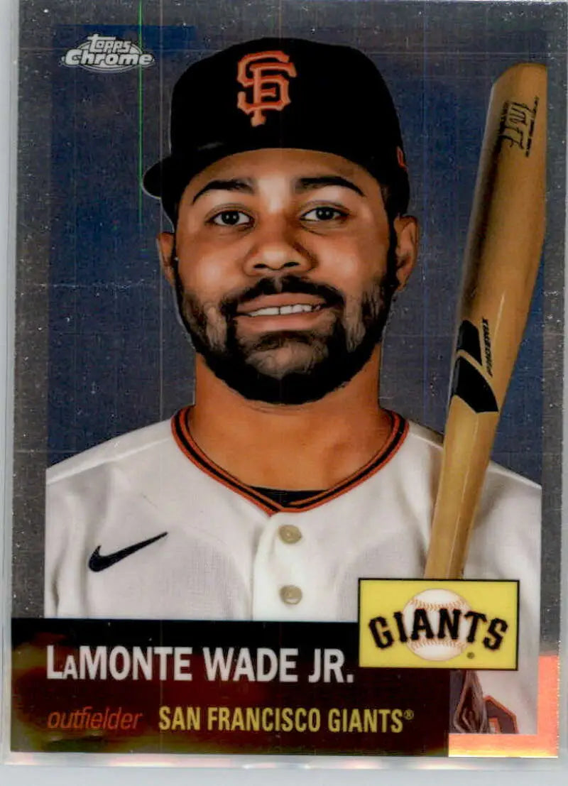 2022 Topps Chrome Platinum Anniversary #298 LaMonte Wade Jr. EX Excellent San Francisco Giants Baseball Card - Baseball