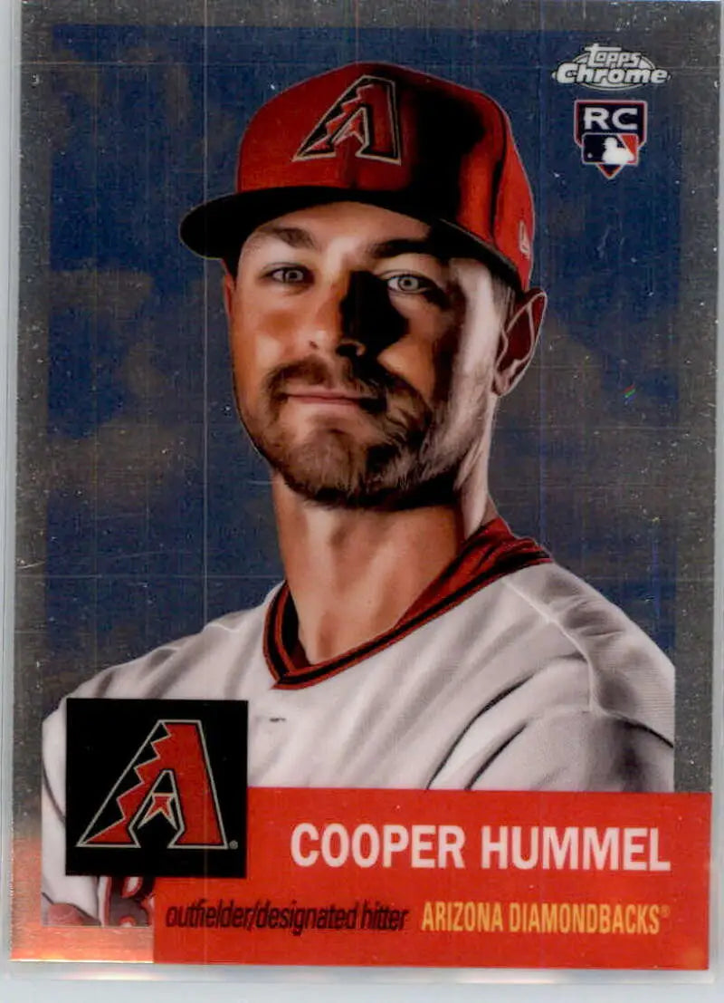 2022 Topps Chrome Platinum Anniversary #299 Cooper Hummel EX Excellent RC Rookie Arizona Diamondbacks Baseball Card